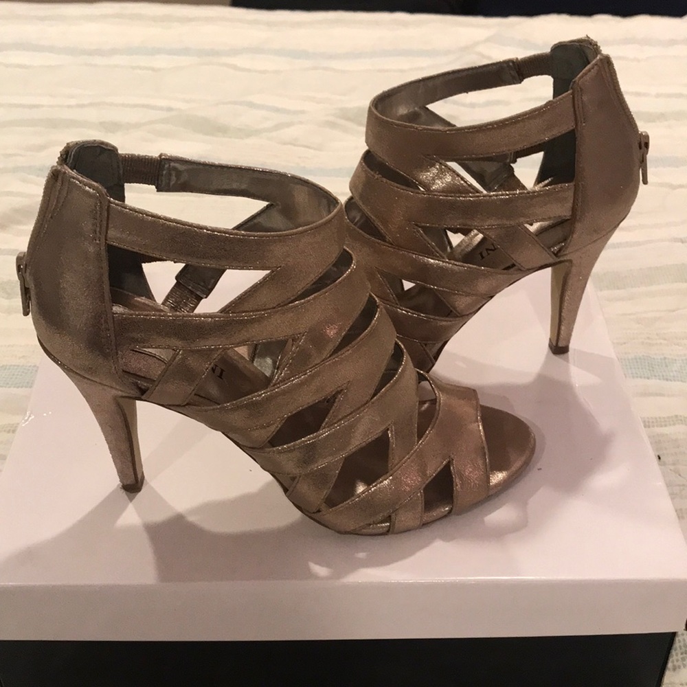 Alfani Champagne Heels